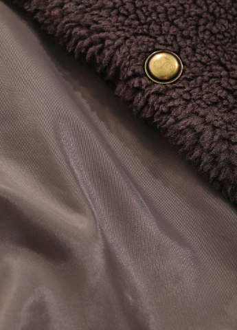 Коричневая демисезонная куртка куртка-пиджак SHEIN