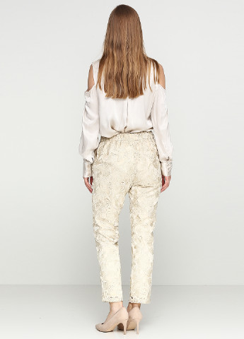 Бежевые кэжуал демисезонные со средней талией брюки Karen by Simonsen