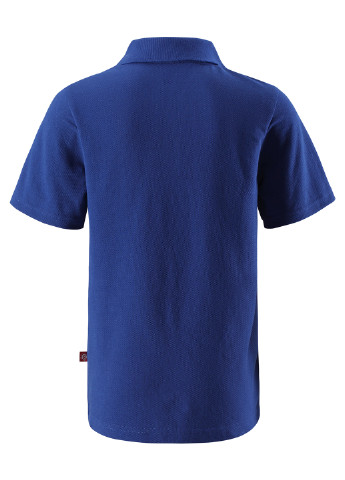 Темно-синяя детская футболка-поло для мальчика Reima