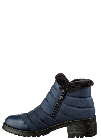 Осенние ботинки женские утепленные Casual из искусственной кожи