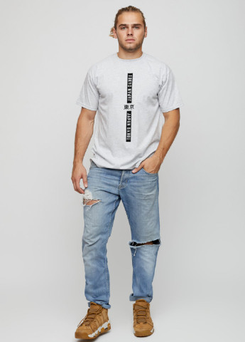 Сіра футболка чоловіча basic YAPPI