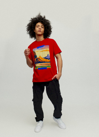 Червона футболка чоловіча YAPPI