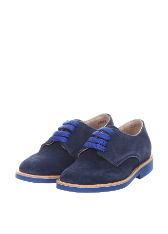 Темно-синие туфли со шнурками Gallucci