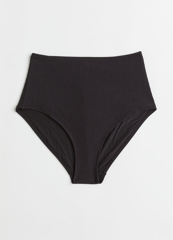 Черные купальные трусики-плавки однотонные H&M