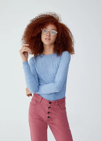 Блакитний демісезонний джемпер джемпер Pull & Bear