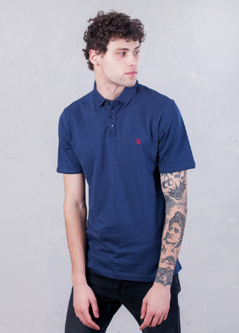 Синяя футболка-поло для мужчин Original Penguin
