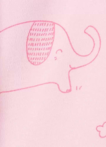 Человечек Carter's рисунок розовый домашний хлопок, трикотаж