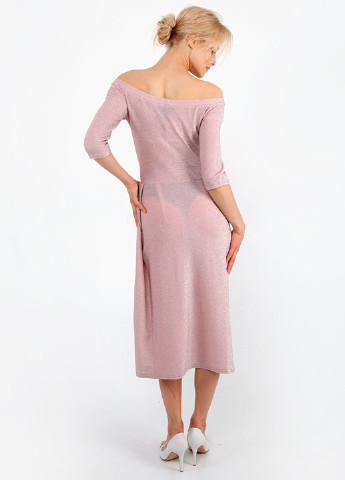 Розовое кэжуал платье Kristina Mamedova однотонное