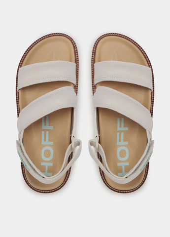 Белые босоножки Hoff на липучке с логотипом