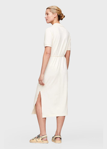 Світло-бежева кежуал сукня поло Tommy Hilfiger однотонна