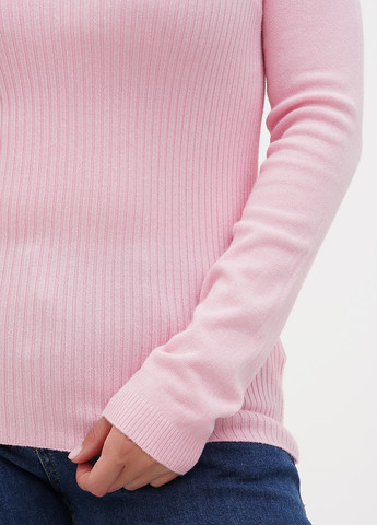 Розовый демисезонный пуловер пуловер Sassofono