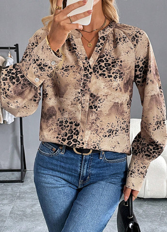 Комбинированная блуза SHEIN