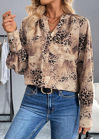 Комбинированная блуза SHEIN