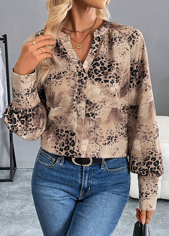 Комбинированная блуза SHEIN