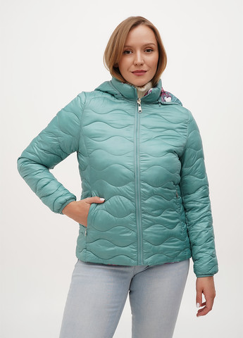 М'ятна демісезонна двостороння куртка Minority