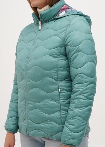 М'ятна демісезонна двостороння куртка Minority