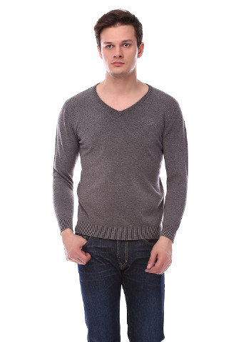 Серый демисезонный пуловер пуловер Tese