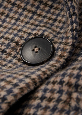 Коричневое демисезонное Пальто двубортное C&A