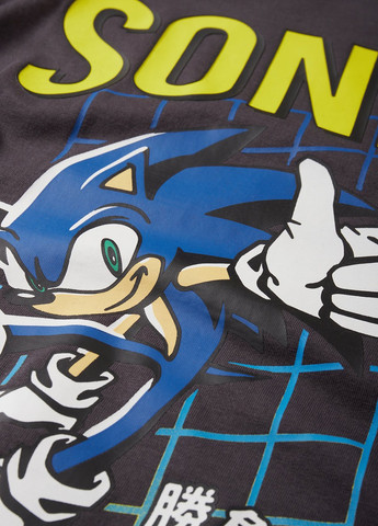 Темно-серый демисезонный кэжуал лонгслив C&A с надписями