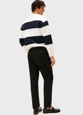 Черные кэжуал демисезонные зауженные брюки Tommy Hilfiger