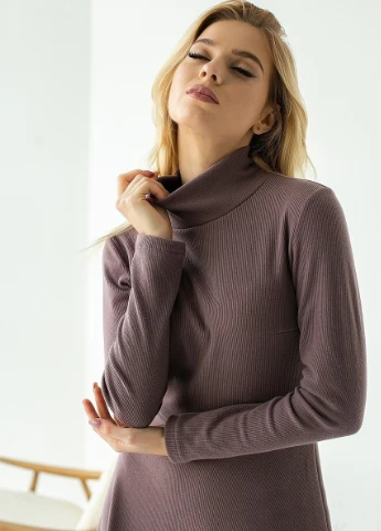 Бежевое вечернее платье с юбкой-солнце FashionYouWant однотонное