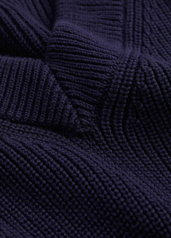 Темно-синій демісезонний пуловер пуловер H&M