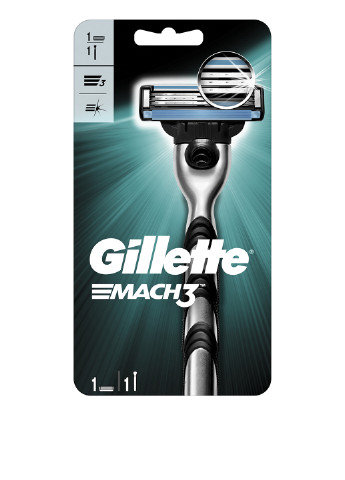 Станок MACH3 1 картридж Gillette (14295512)