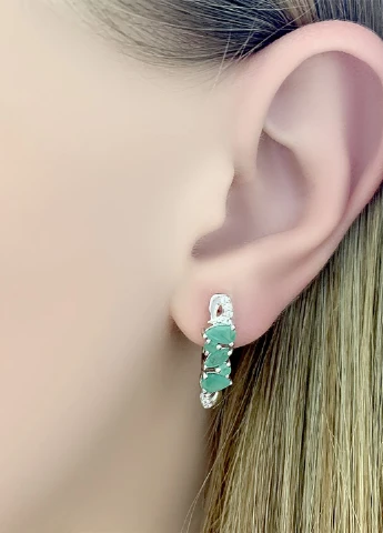 Серьги Silver Flame (233883849)