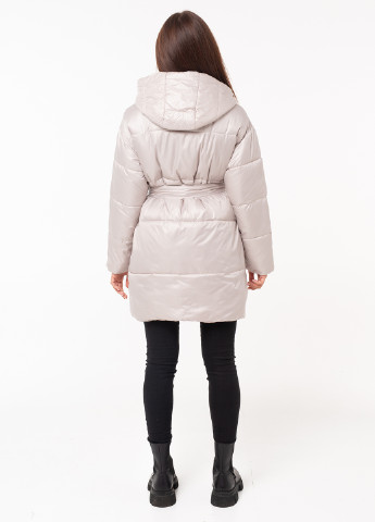 Светло-серая зимняя куртка Icon