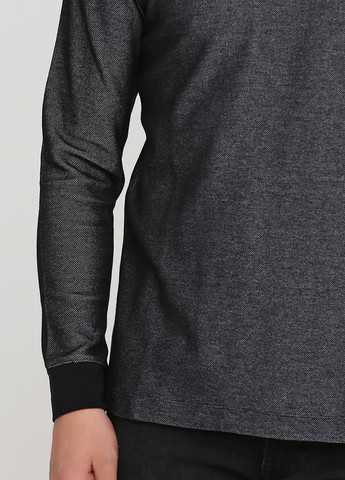 Черный демисезонный кэжуал лонгслив H&M меланж