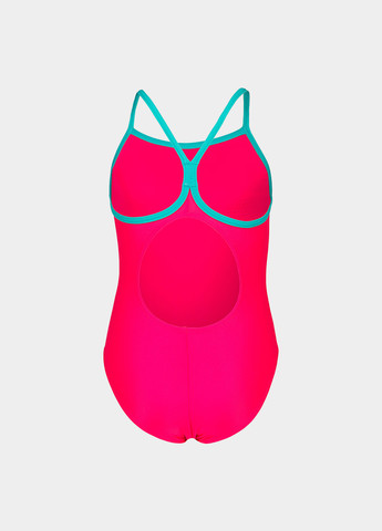 Малиновый летний купальник слитный, майо Arena LOGO KIDS GIRL ONE PIECE