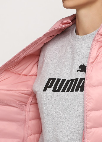 Розовый демисезонный Пуховик Puma