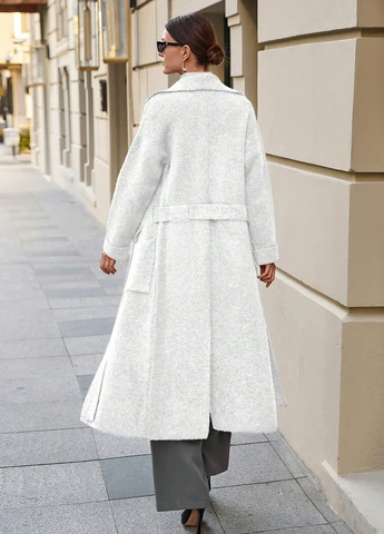 Белый зимний кардиган SHEIN