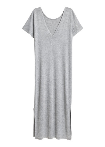 Сіра кежуал плаття, сукня сукня-футболка H&M меланжева
