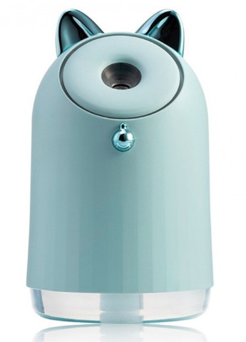 Акумуляторний зволожувач повітря з LED підсвічуванням, Кіт, блакитний No Brand (252821772)
