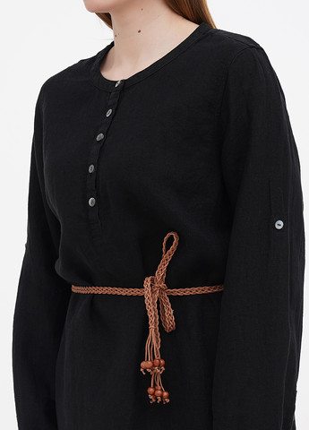 Чорна кежуал сукня Garnet Hill в смужку