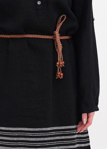 Чорна кежуал сукня Garnet Hill в смужку