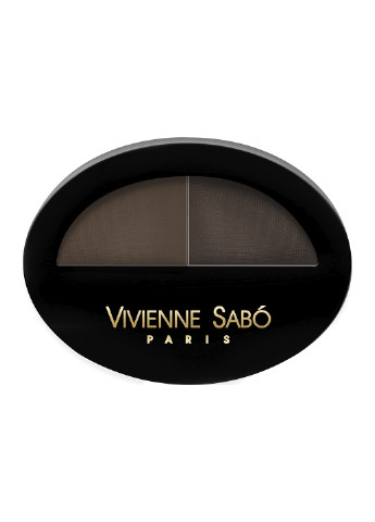 Тіні для брів подвійні № 02 Vivienne Sabo BROW ARCADE безбарвна