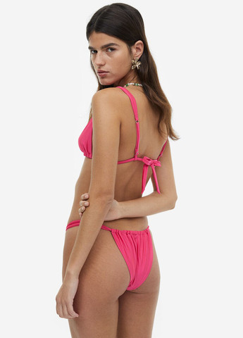 Фуксиновые (цвета Фуксия) купальные трусики-плавки однотонные H&M