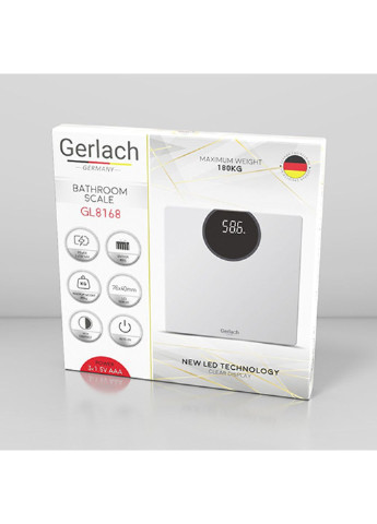 Ваги для підлоги Gerlach GL-8168 180 кг No Brand (253618767)