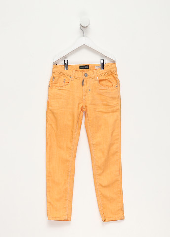 Оранжевые демисезонные скинни джинсы Antony Morato
