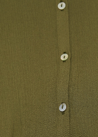 Оливковая (хаки) летняя блуза KOTON