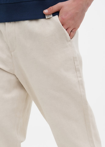 Бежевые кэжуал летние зауженные брюки Mustang