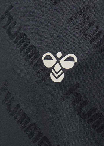 Черное спортивное платье платье-футболка Hummel с логотипом
