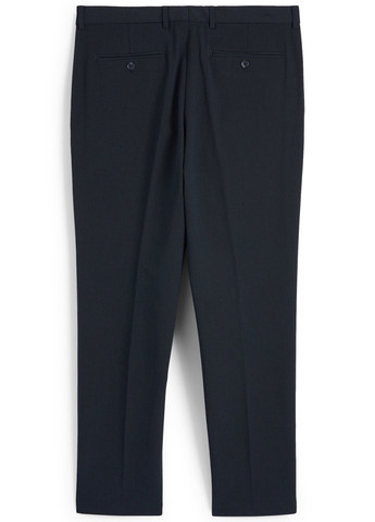 Темно-синие классические демисезонные классические брюки C&A