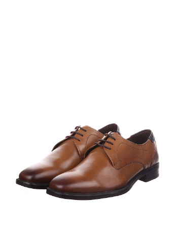 Кэжуал коричневые мужские туфли Borelli на шнурках