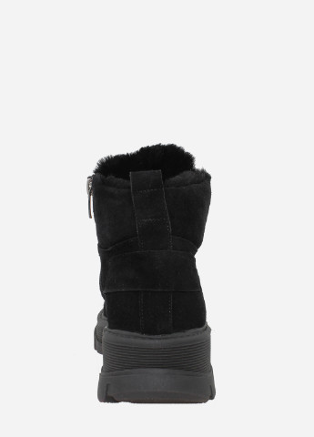 Зимние ботинки re2705-11 черный El passo из натуральной замши