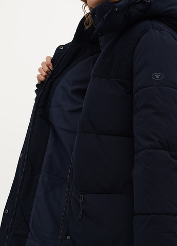 Темно-синя зимня куртка Tom Tailor
