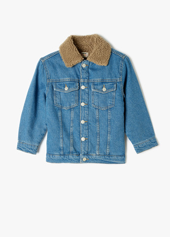 Блакитна демісезонна куртка KOTON