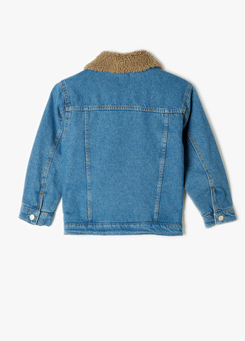 Блакитна демісезонна куртка KOTON